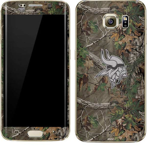 NFL Minnesota Vikings Realtree Xtra Green Camo Galaxy S7 Edge Skin